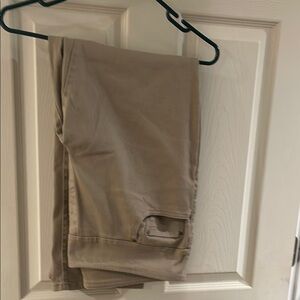 Time and Tru Tan Cargo Pants Cotton Blend